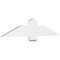 Ekena Millwork Eugene Architectural Grade PVC Gable Bracket, 48"W x 10"H x 2"D x 6"F, 5/12 Pitch GBP048X10X0206EUG00 - alternate 1